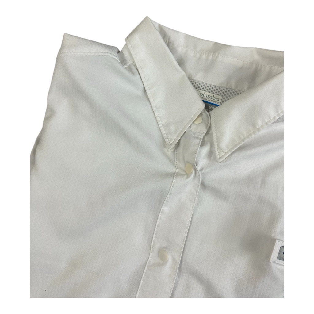 Columbia Sportswear Women’s Pfg Fishing Shirt White, Size Medium